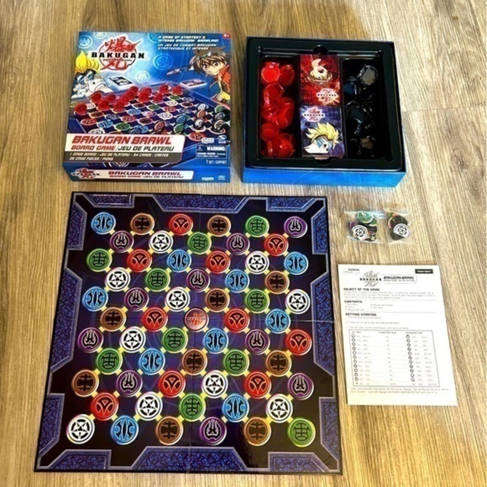 BAKUGAN BRAWL BATTLE BRAWLERS strategy board game.Excellent condition. 2008 Sega